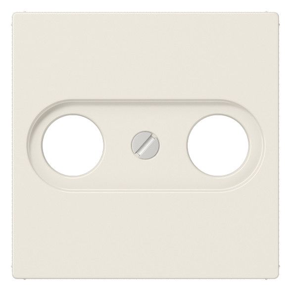 Jung A561PLTV Abdeckung 2Loch f.Antennen-Steckdose Serie AS weiß