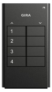 GIRA 535410 eNet Funk Handsender 4fach Anthrazit