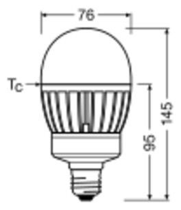 Ledvance HQL LED P 2700LM 21.5W 827 E27 2700K Ersatz von HQL f.Außen