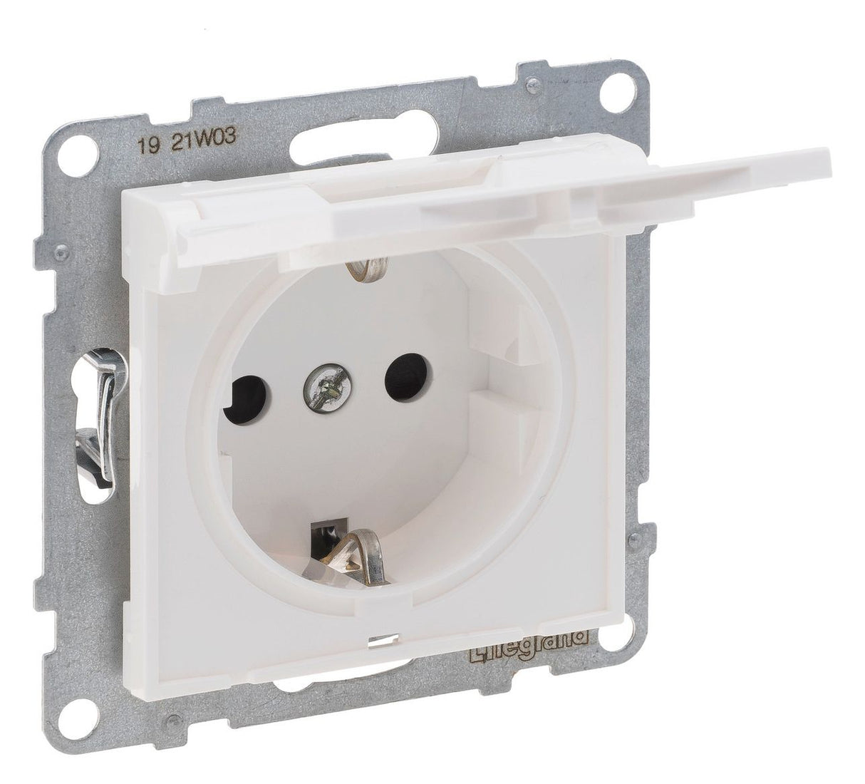 Legrand 765123 SEANO Schuko-Steckdose SL erhöhter Berührungsschutz Klappdeckel