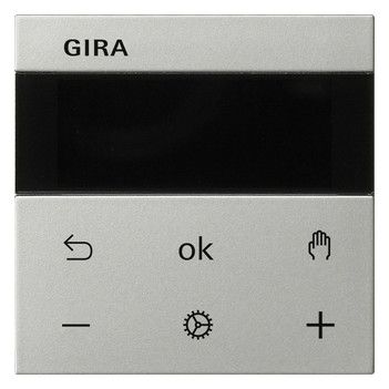 GIRA 5393600 S3000 Raumtemperaturregler Display System 55 Edelstahl