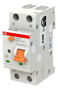 ABB BS/LS S-ARC1-B13 Brandschutzschalter 13A 6kA 1P+N 2TE 2CSA255901R9135
