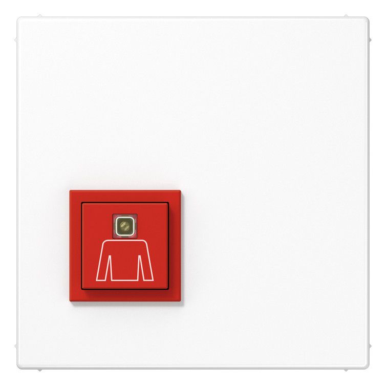 Jung NRSLS0834RTWW Ruftaster alpinweiß