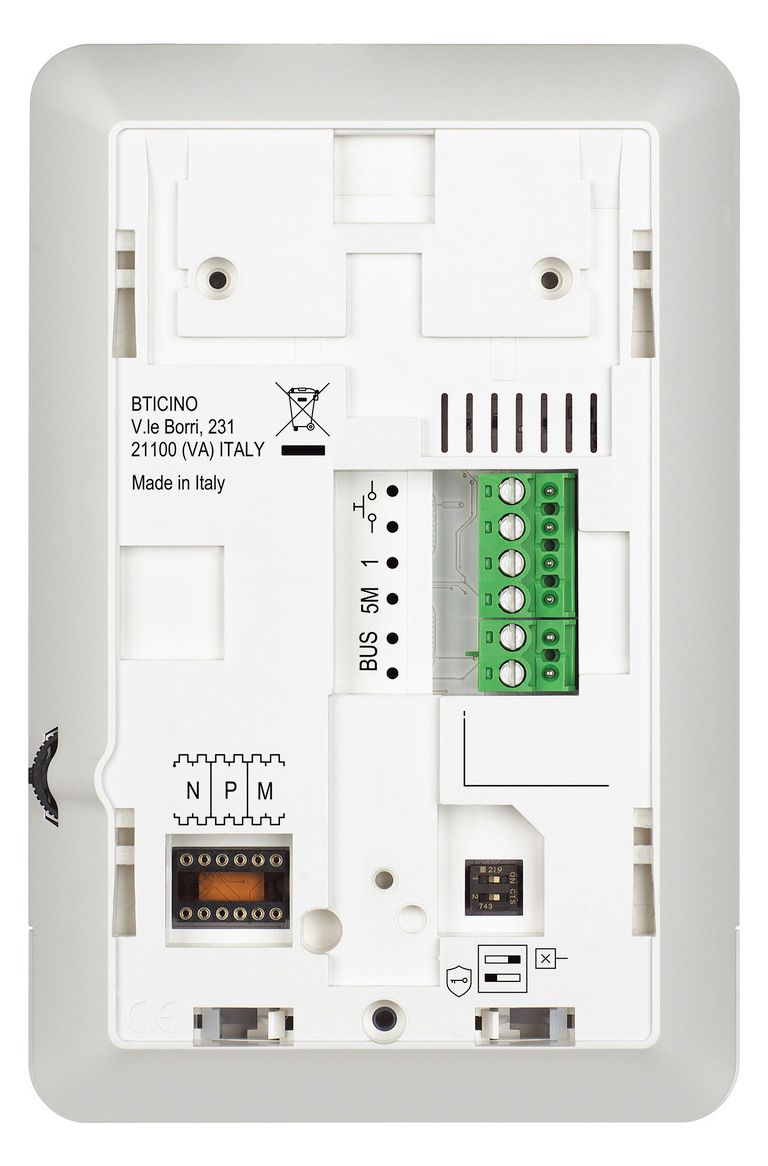 BTicino 344282 CLASSE100 A16E Hörerlose Audio Hausstation 2-Draht-Bussystem