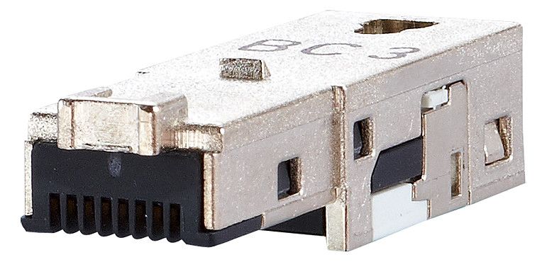 Metz 1401400810-I RJ45 Field plug Einsatz Cat.6 Class EA E-DAT Industry