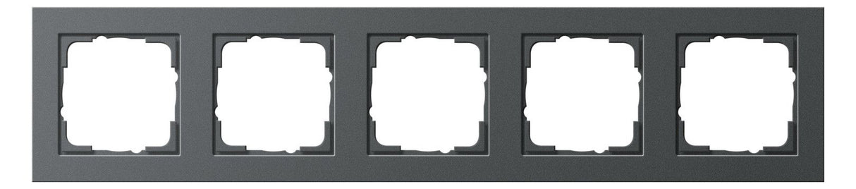 GIRA 021523 Abdeckrahmen 5fach E2 Anthrazit