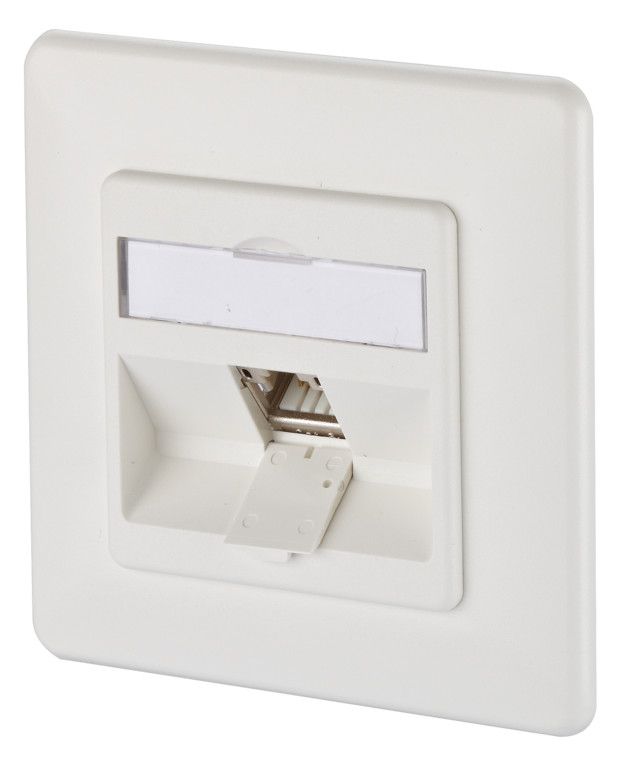 Metz 130B12D11002-E Modul Cat.6A 1 Port 270° M UP reinweiß Anschlussdose