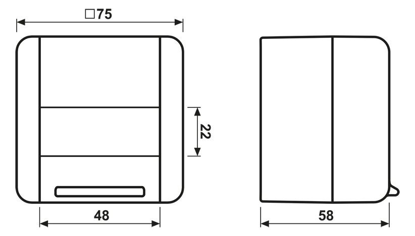 Jung 820NAW AP/WG SCHUKO Steckdose Klappdeckel Schriftfeld WG800