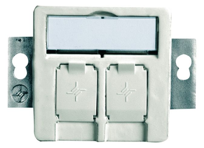 TEGA 100021416 Modulaufnahme 50x50 2fach alpinweiß