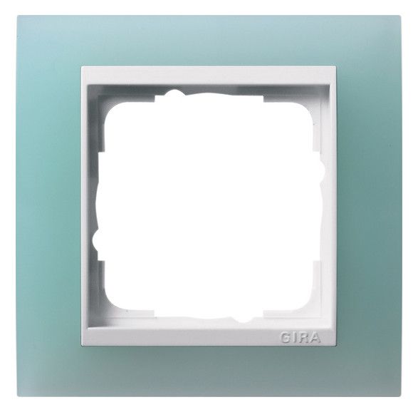GIRA 0211395 Abdeckrahmen 1fach Zwischen rahmen RW gl. Event Opak Mint