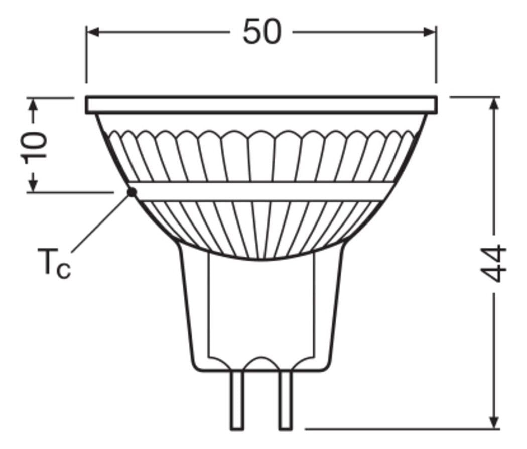 Ledvance LED MR16 35 36° DIM P 3.4W 927 GU5.3 Dimmb.NV-LED-Reflektorlampen MR16