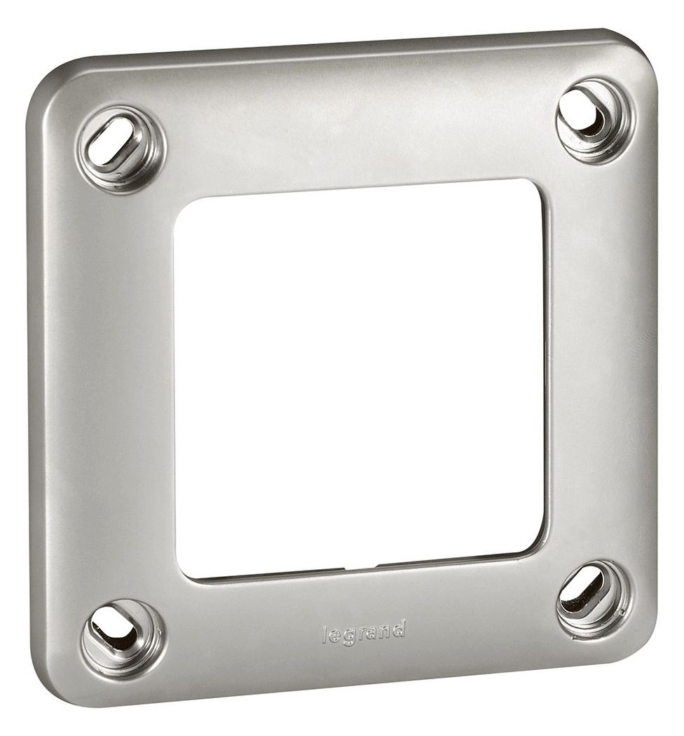 Legrand 077851 Rahmen 1-fach Soliroc IP55 IK10 grau