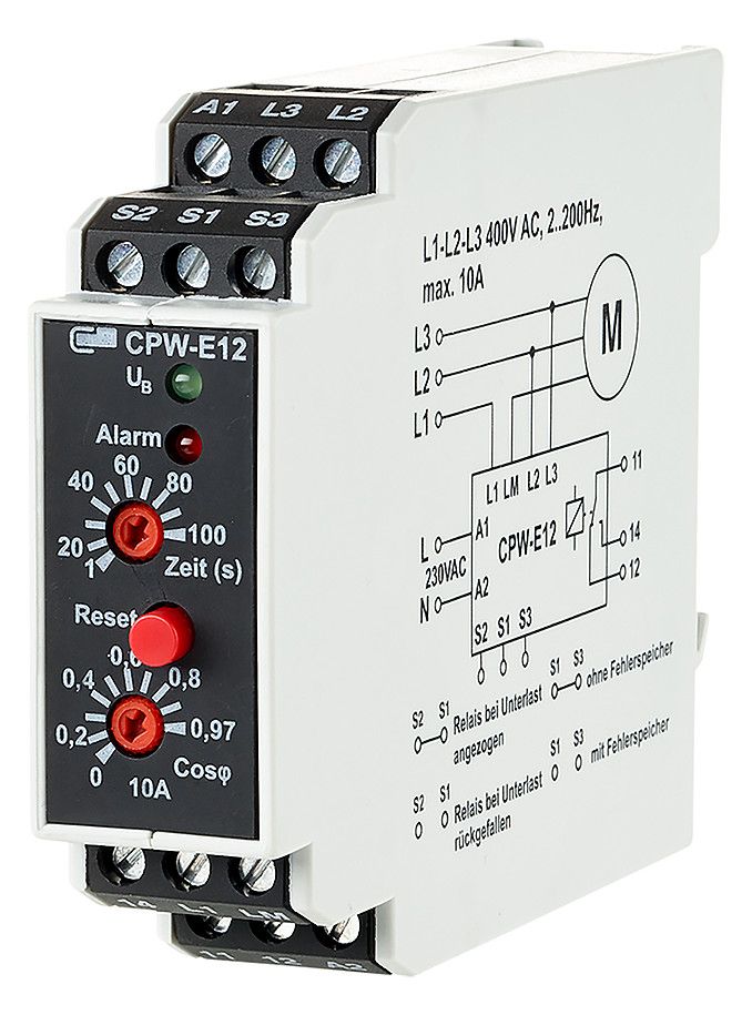 Metz 1102810520 CPW-E12 230VAC 1-10A cosPhi-Wächter