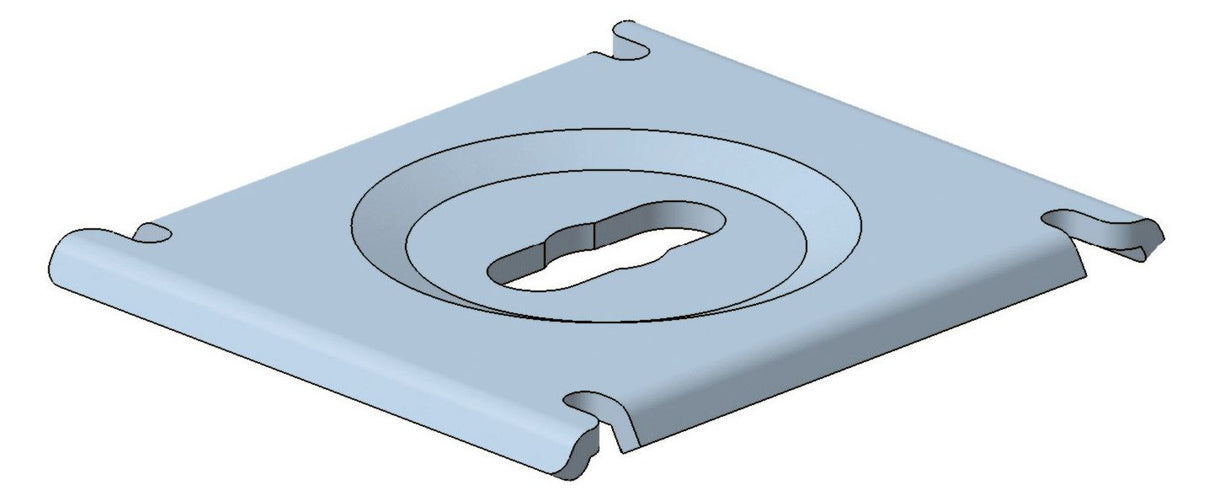 Cablofil CM558058 CE40 V2A Klemmstück Edelstahl