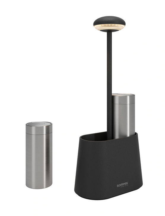 Sompex HEURECA - schwarz, Akku-Tischleuchte 78691