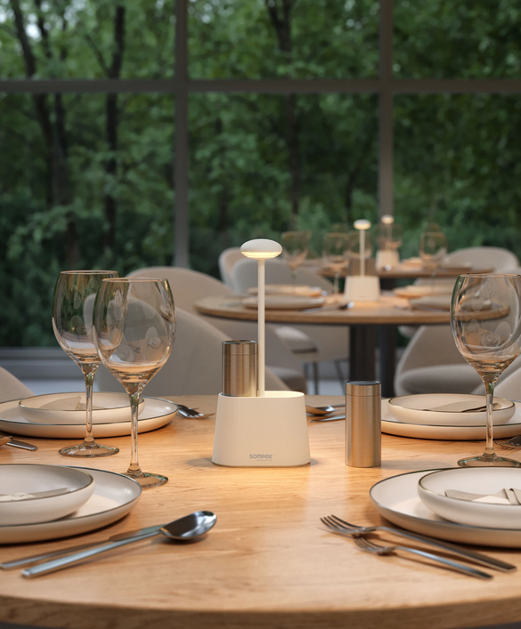 Sompex HEURECA - Weiss, Akku-Tischleuchte 78690