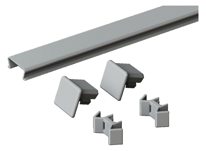 Rittal TS 8800865 Abdeckung f.Anreihung Grau (RAL 7035)