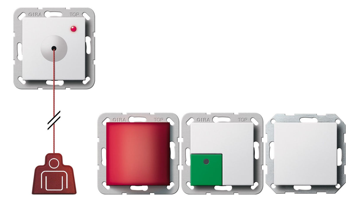 GIRA 291403 Notrufset System 55 Reinweiß glänzend