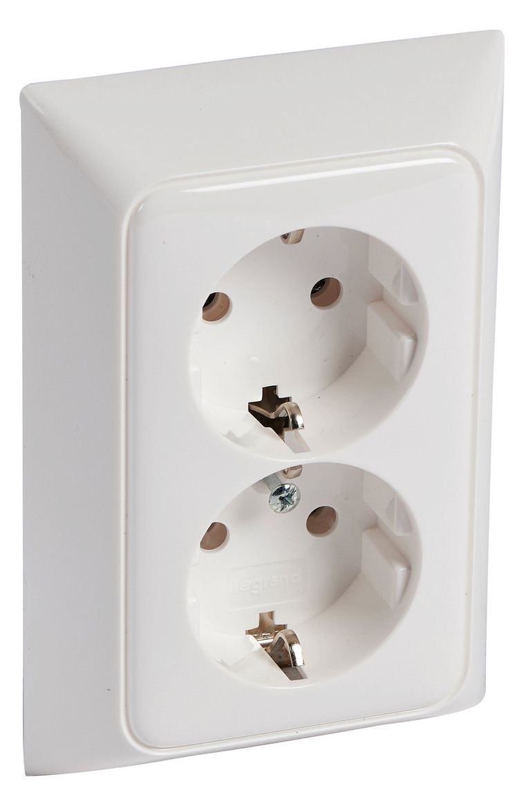 Legrand 776173 SCHUKO Steckdose 2-fach Vpl Creo ultraweiß