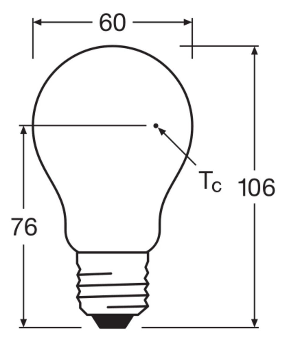Ledvance LED CLASSIC A DIM P 7W 840 FIL FR E27 806lm 4000K LED-Glühlampe