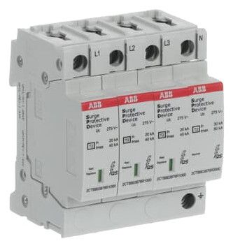 ABB OVR T2 3N 40-275 P QS SPD Typ 2 f.230/400V TT-3Ph. + TN-S 3P+N Imax 40kA