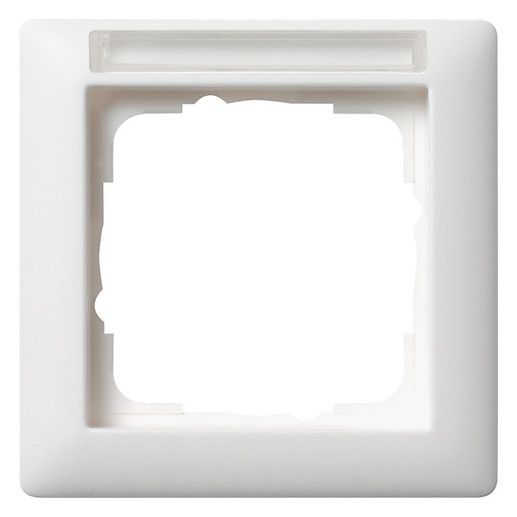 GIRA 109127 Abdeckrahmen 1fach BSF Standard 55 Reinweiß seidenmatt