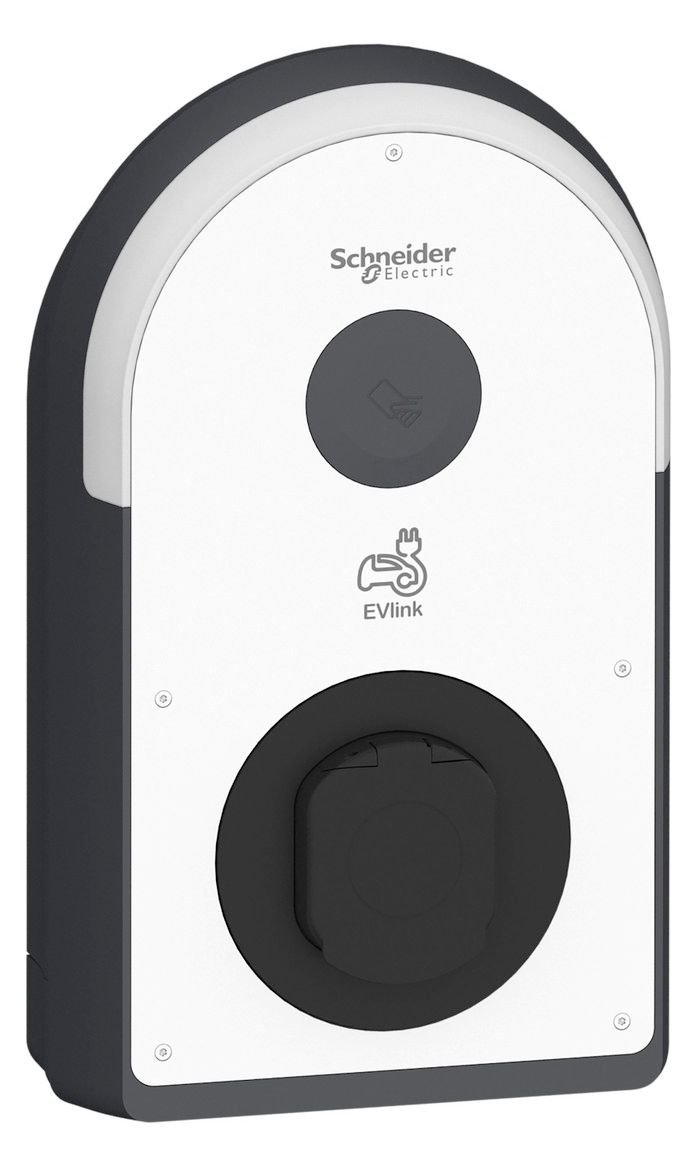 Schneider EVB3S22N4B EVlink Pro AC Wallbox 22kW T2S-B-EV RCD/Fi