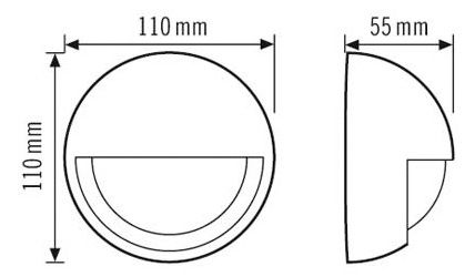 Esylux MD-W200i weiß Wand