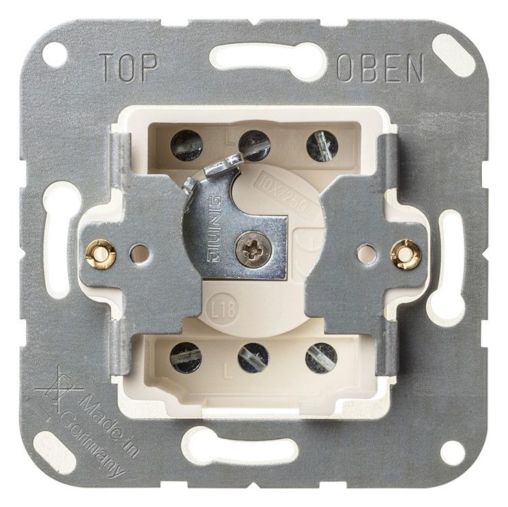 Jung 134.28 Schlüsselschalter 2polig 10AX 250V Jalousie-Wendetaster
