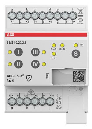ABB BE/S10.20.3.2 Binäreingang 10fach Kontaktabfrage manuelle 2CDG110277R0011