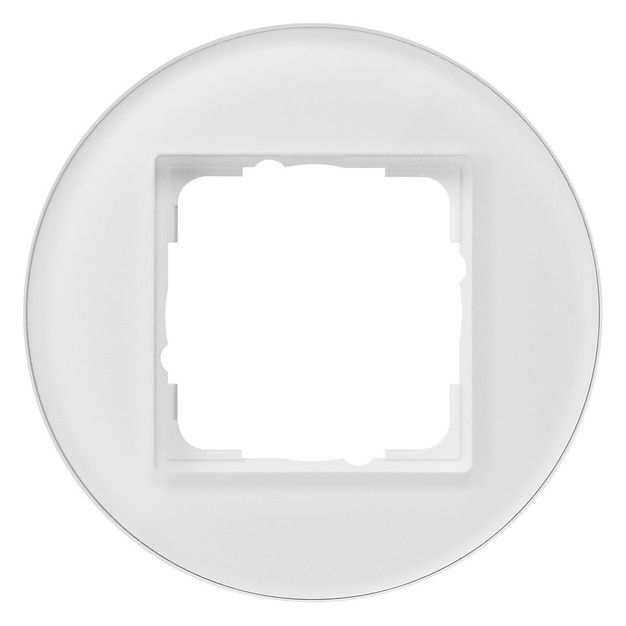 GIRA 0211130 Abdeckrahmen 1fach Studio Glas Weiß