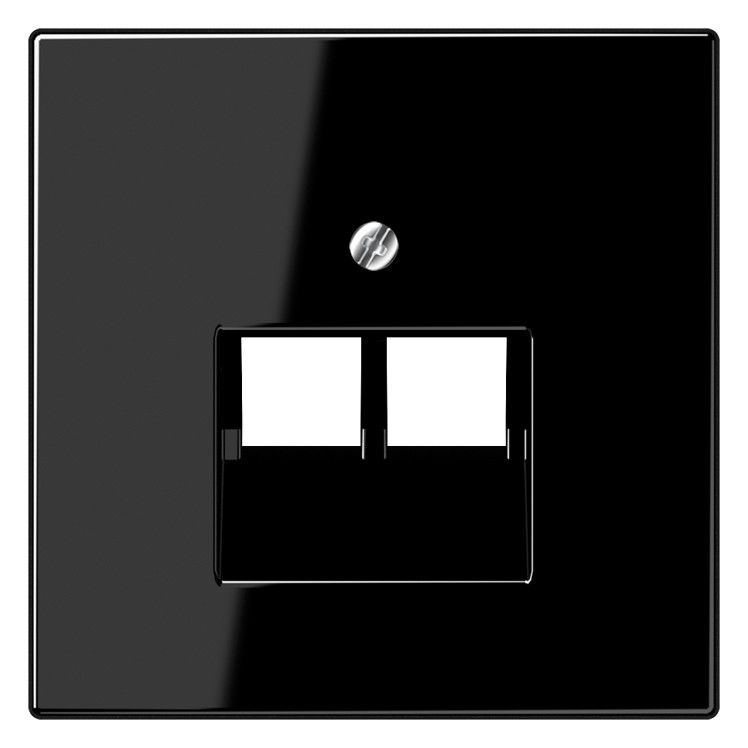 Jung LS969-2UASW Abdeckung f.IAE/UAE 2x8polig schwarz