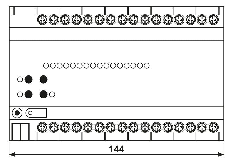 Jung 230161SR KNX Schaltaktor 16f KNX