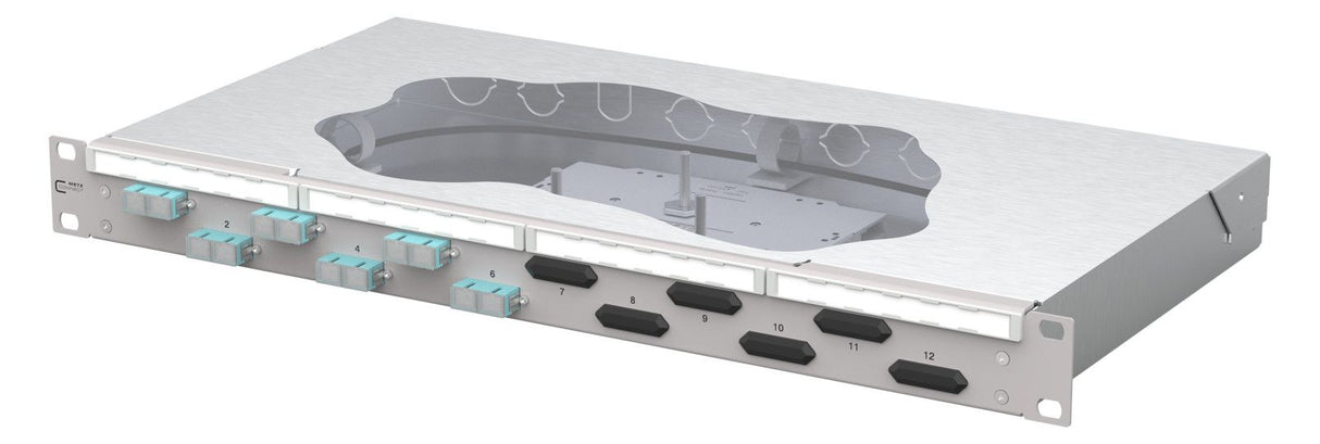 Metz 150455BA06-F OpDAT fix2 Patchfeld splice 6xSC-D OM3