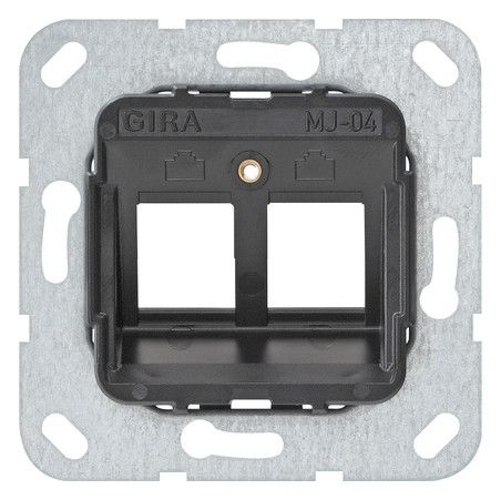 GIRA 560400 Modular Jack MJ-04 2fach Tragring