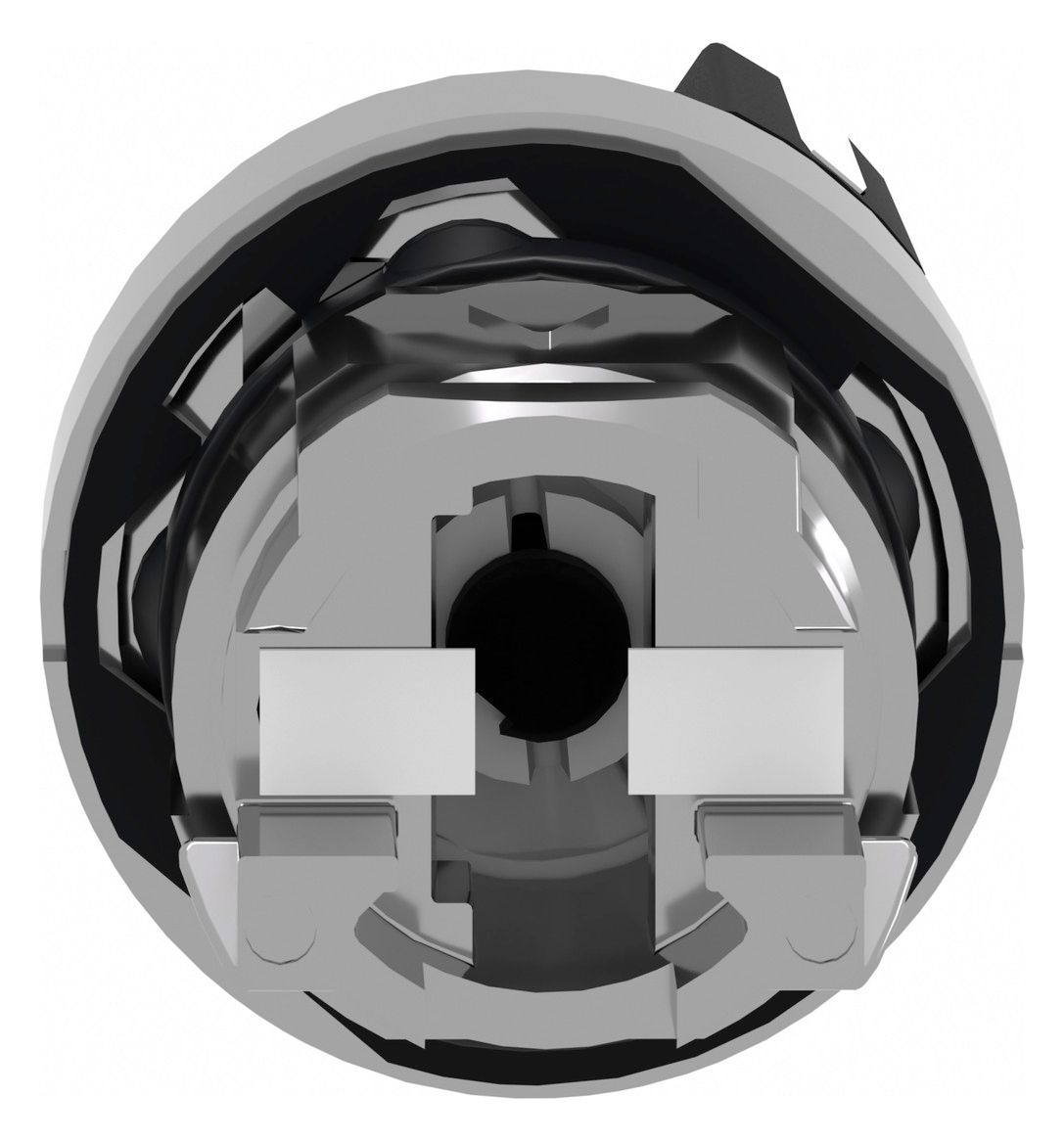 Schneider ZB4BD2 Frontelement schwarz f.Wahlschalter 2Stellungen D22mm