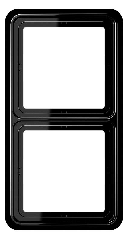 Jung CD582SW Rahmen 2fach schwarz