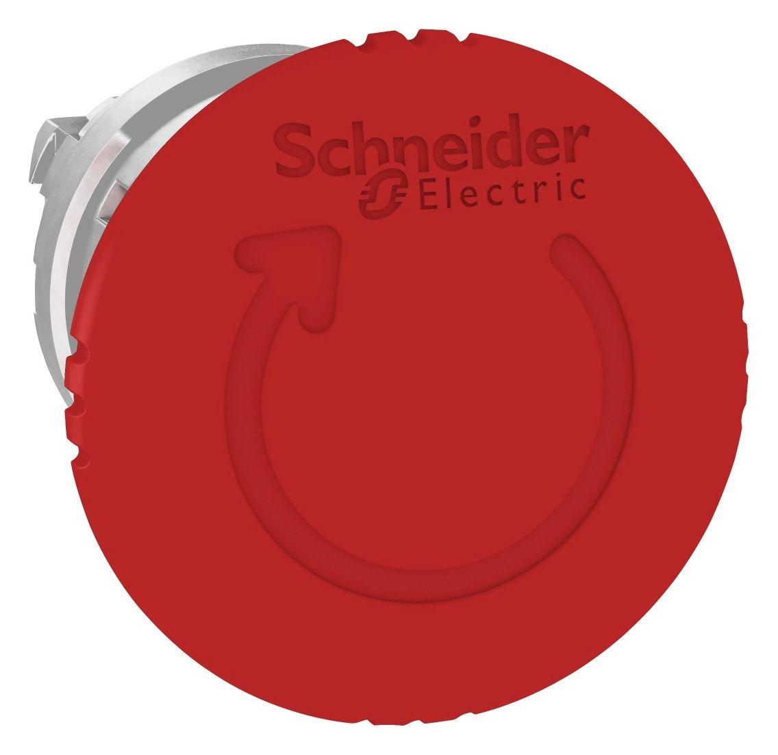 Schneider ZB4BS844 Frontelement rund rot D40mm f.Pilzdr.Drehentriegelung D22mm