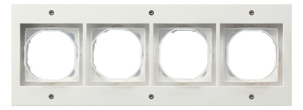 GIRA 021466 Abdeckrahmen 4fach TX_44 WG UP Reinweiß
