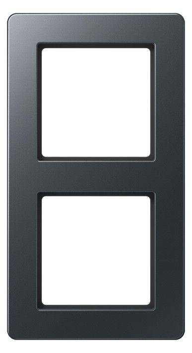 Jung AF582BFANM Rahmen 2f.bruchsicher f. waager.u.senkr.komb.