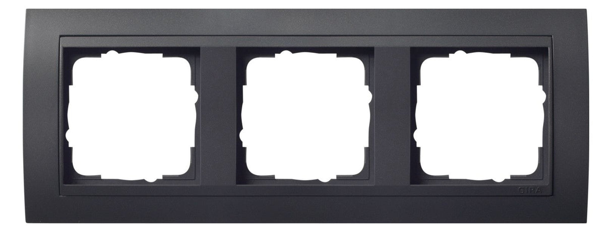 GIRA 021308 Abdeckrahmen 3fach Zwischen rahmen AN Event Anthrazit