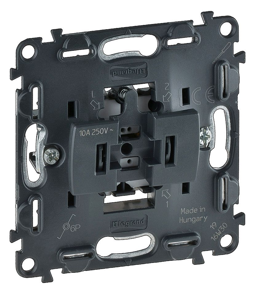 Legrand 752012 Taster Wechselkontakt (SL) 10A bel. m.LED Valena IN’MATIC