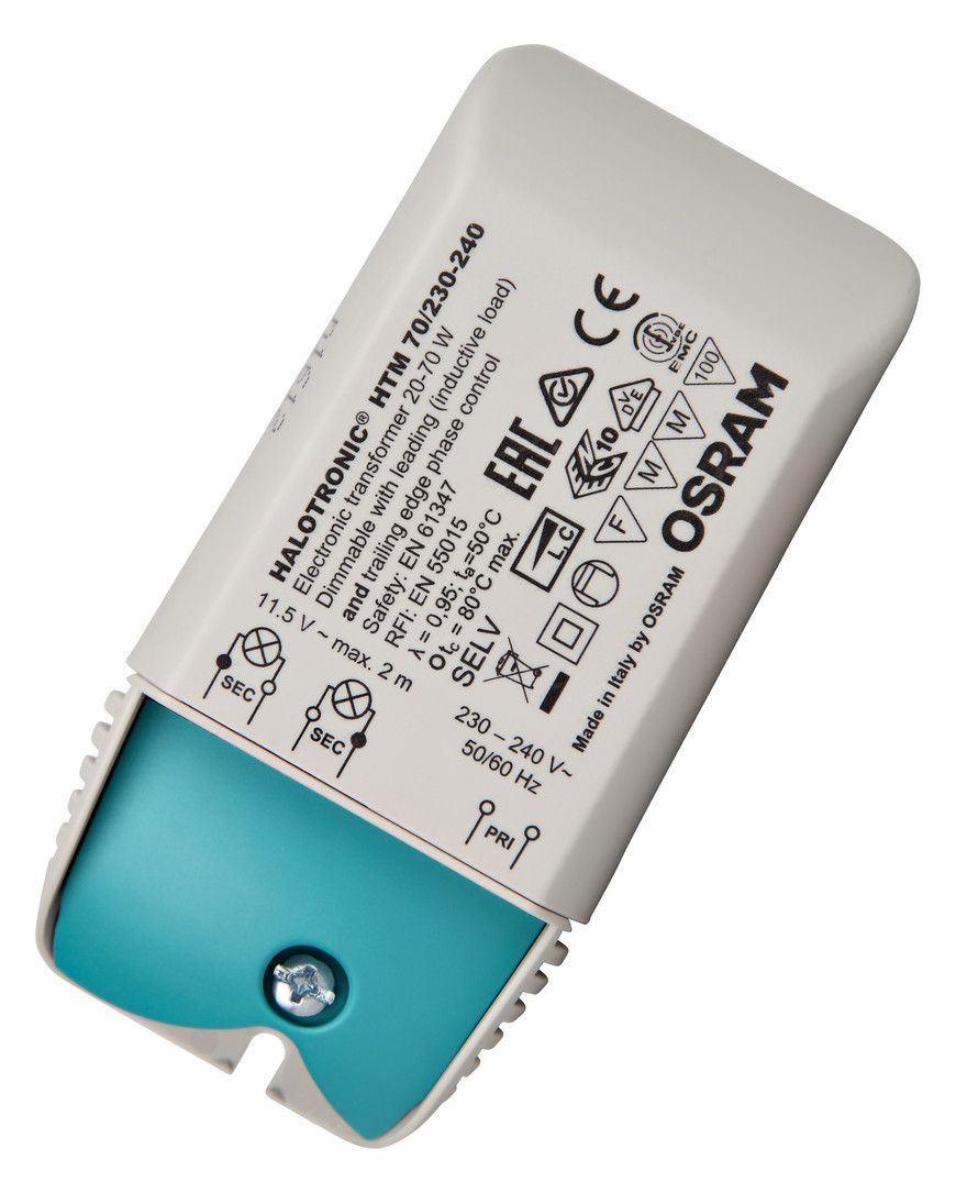 Osram HTM 70W 230-240 20-70W 108x52x33 UNV1 HALOTRONIC MAUSTrafo Phasenab/an.