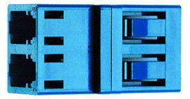 TEGA 100007151 LC Duplex Kupplung MM türkis