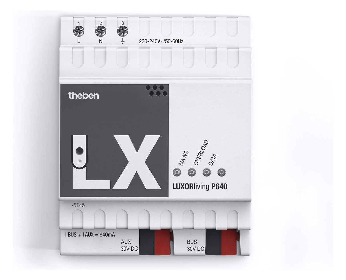 Theben LUXORliving P640 Spannungsv. DIN Smart Home 640 mA 4800990