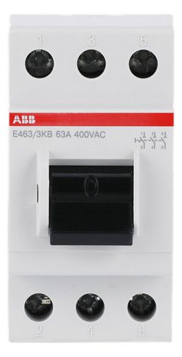 ABB E463/3KB Hauptschalter 3S,63A,400VAC