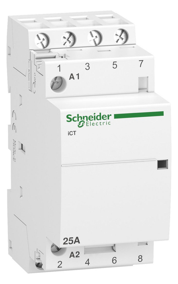 Schneider A9C20834 Installationsschütz iCT 25A 4S 220/240V 50Hz