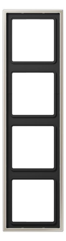 Jung ES2984 Rahmen 4fach LS/FD-design Edelstahl