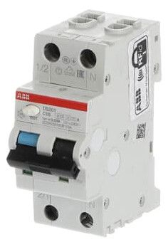 ABB DS201A-C16/0,03 FI/LS-Schalter 6kA 1P+N Typ A C 16A 30mA 2CSR255180R1164
