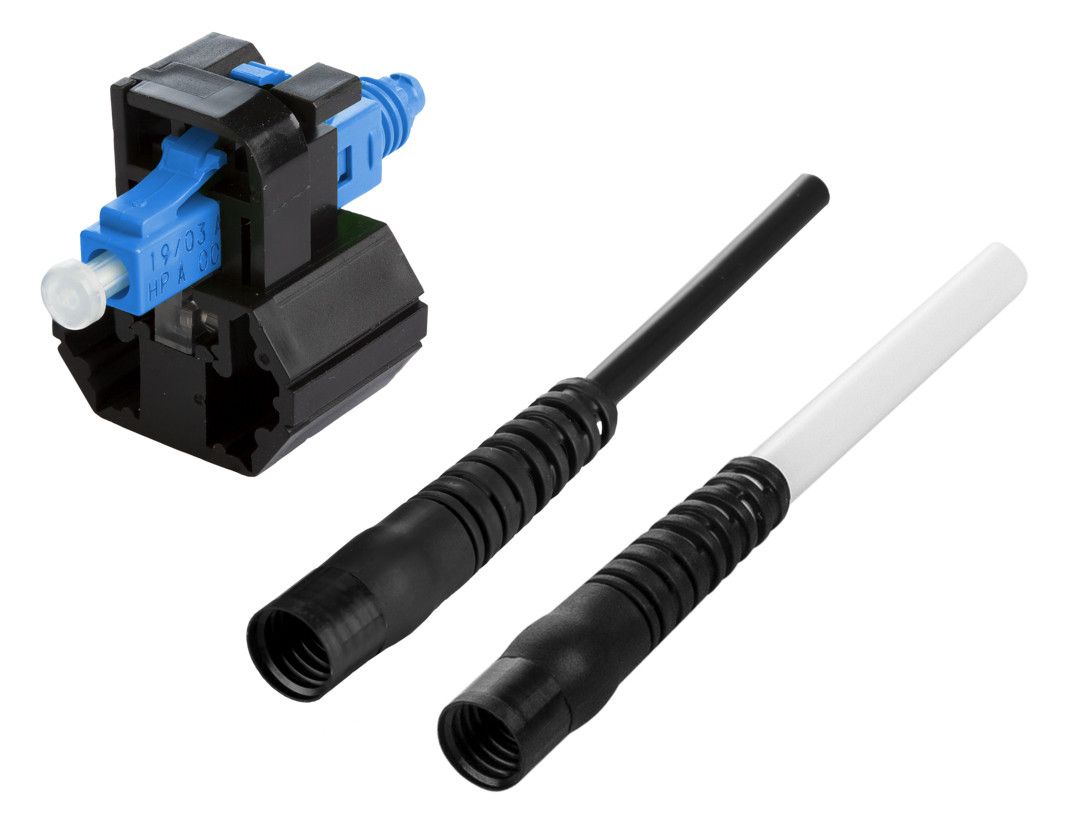 Metz 1509QKJO0010-E FASTTM Hybrid 10St. Steckerbausatz LC UPC OS2 f.Kabel OpDAT